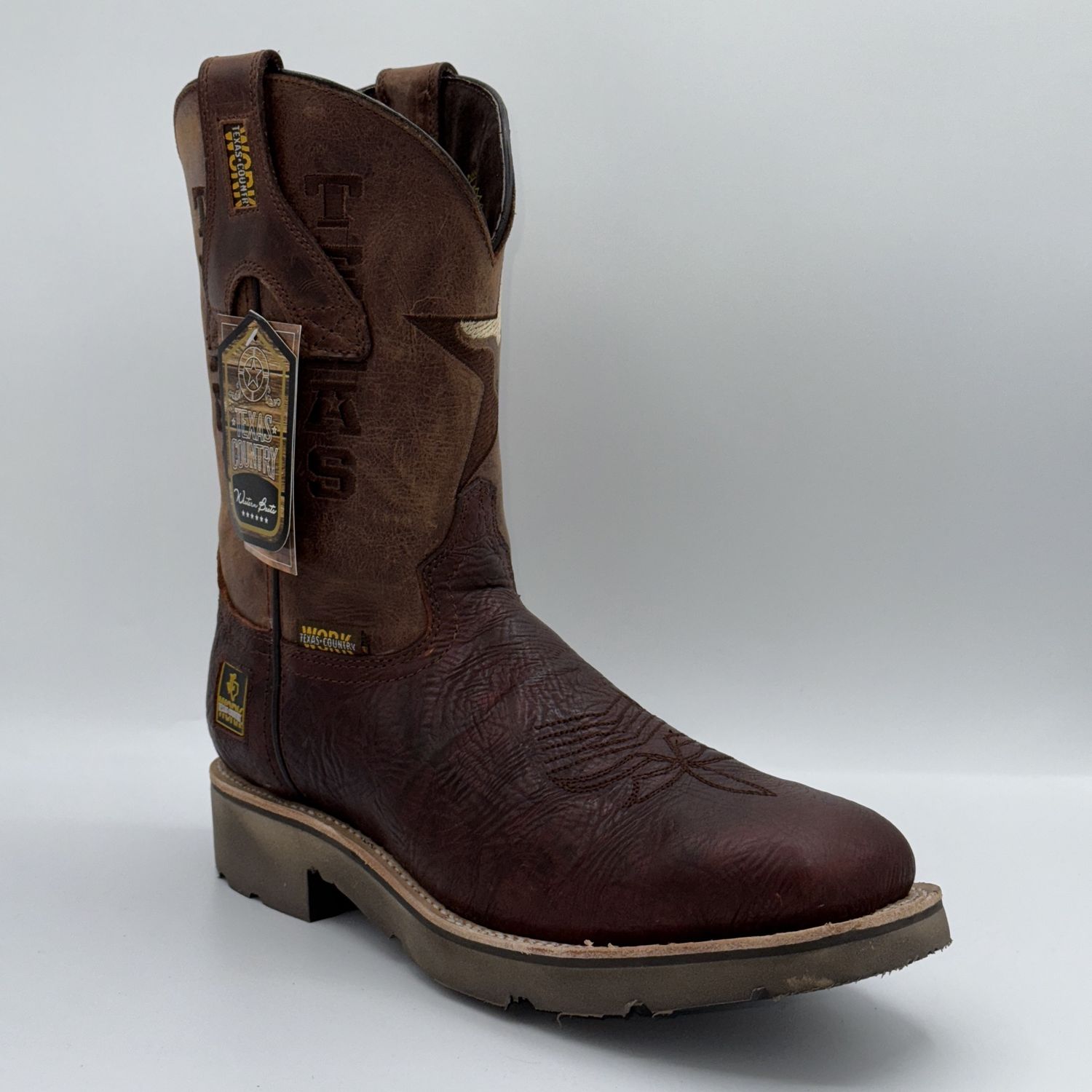 Work Boot Shoulder Cognac Steel Toe Work Tx W28 Doble Densidad