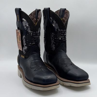 Work Boot Bawyno Azul Steel Toe Work Tx W31 Doble Densidad