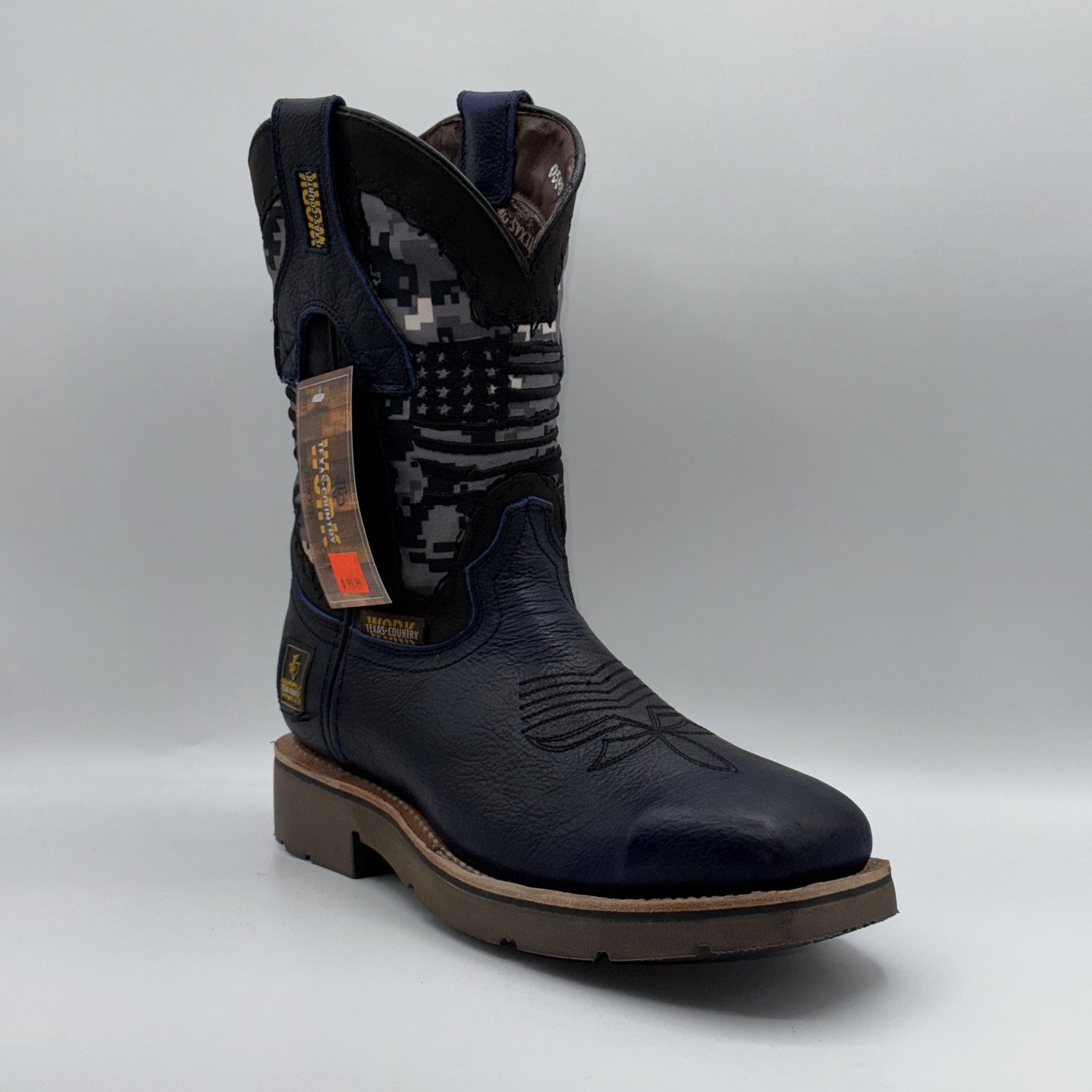 Work Boot Bawyno Azul Steel Toe Work Tx W31 Pu Cafe