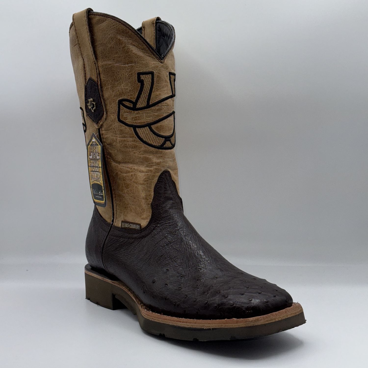 Wook Boot Avestruz Original Choco Work Tx W23 Pu Cafe
