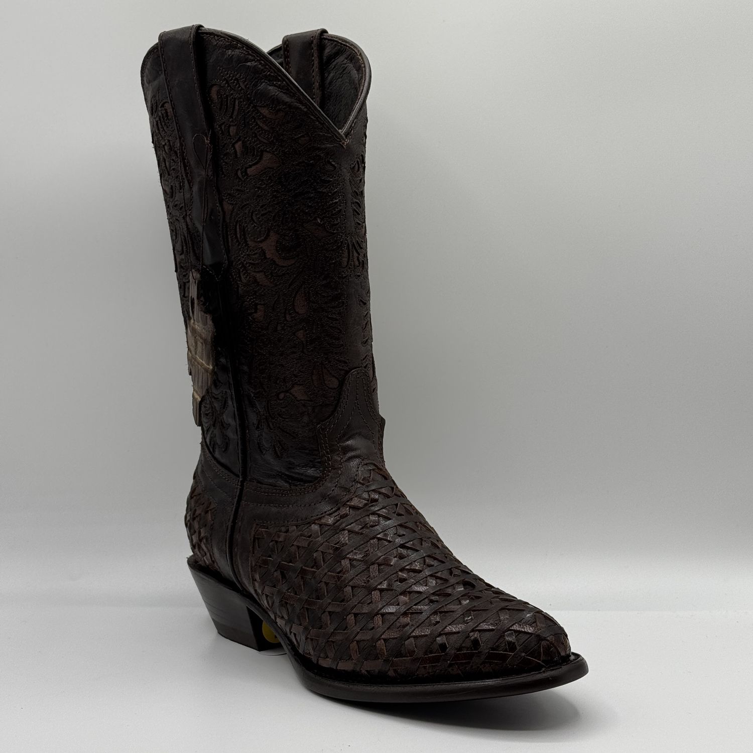Texas Country Women&#39;s Western Boot Oklahoma Choco Oval E763
