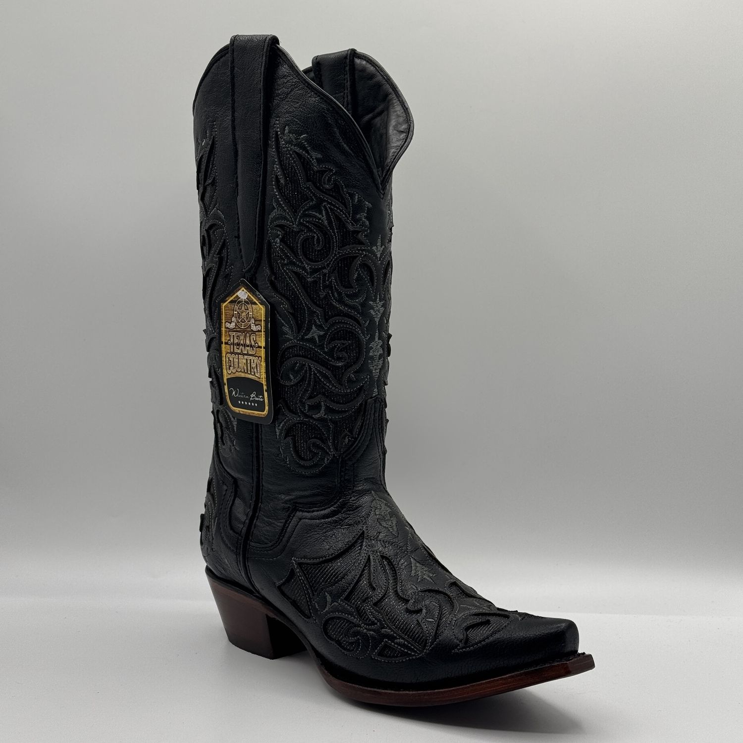 Women’s Western Boot Azakar Black E056