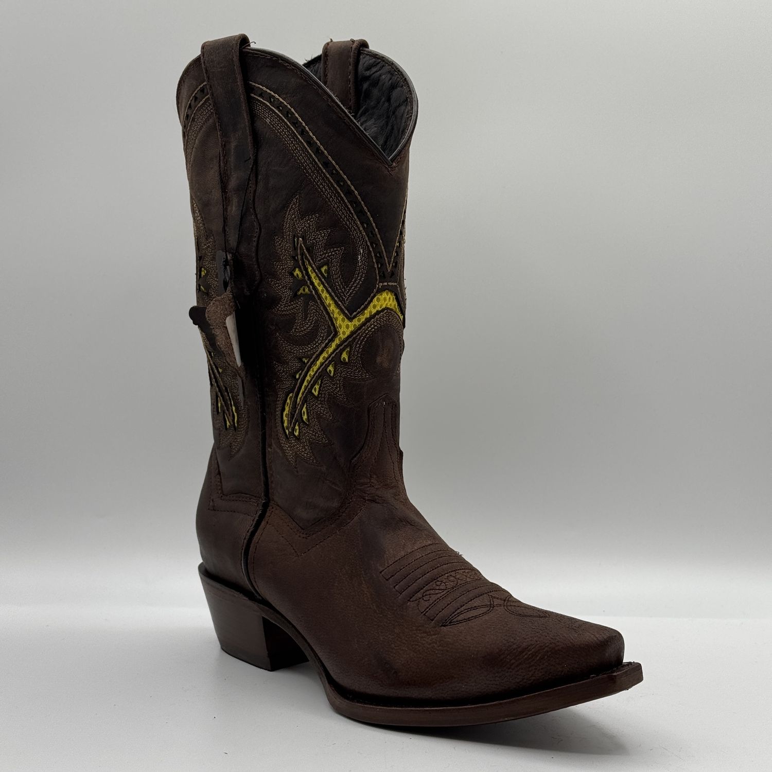 Texas Country Women&#39;s Western Matcat Choco Retro Toe E719