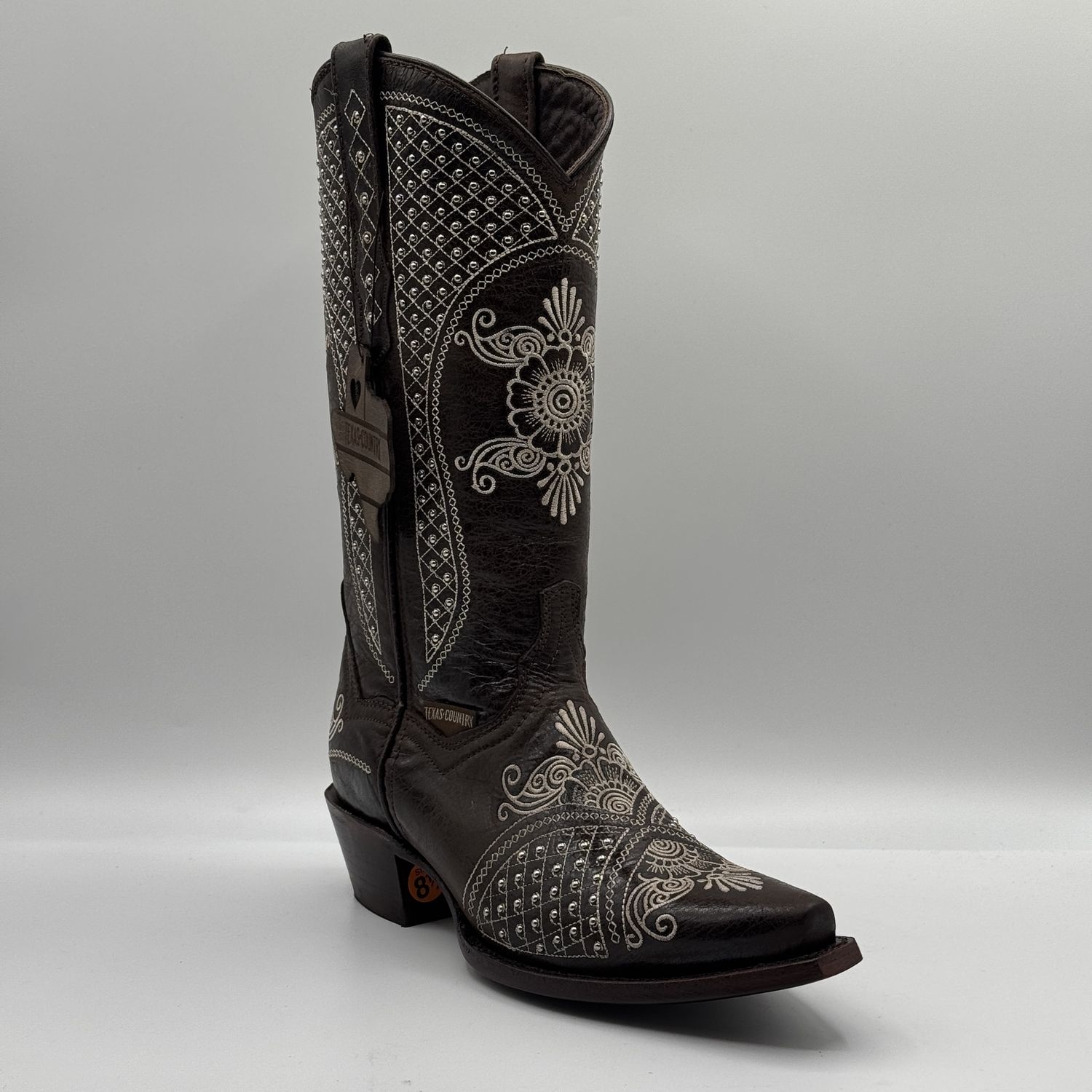 Texas Country Women&#39;s Western Alexa Choco Frontier E351