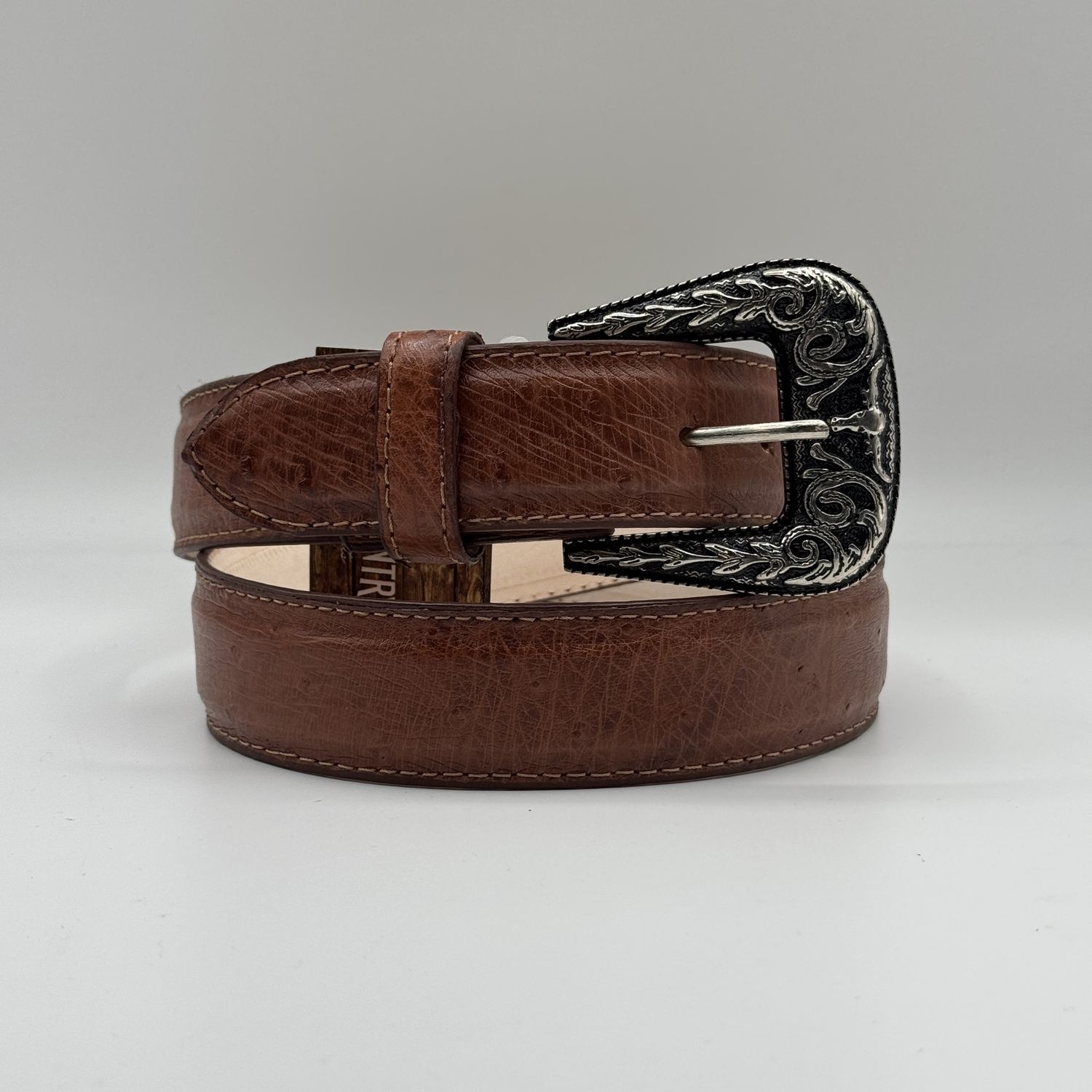 Mens Texas Country Belt Ave Exotic Brandy 0-028