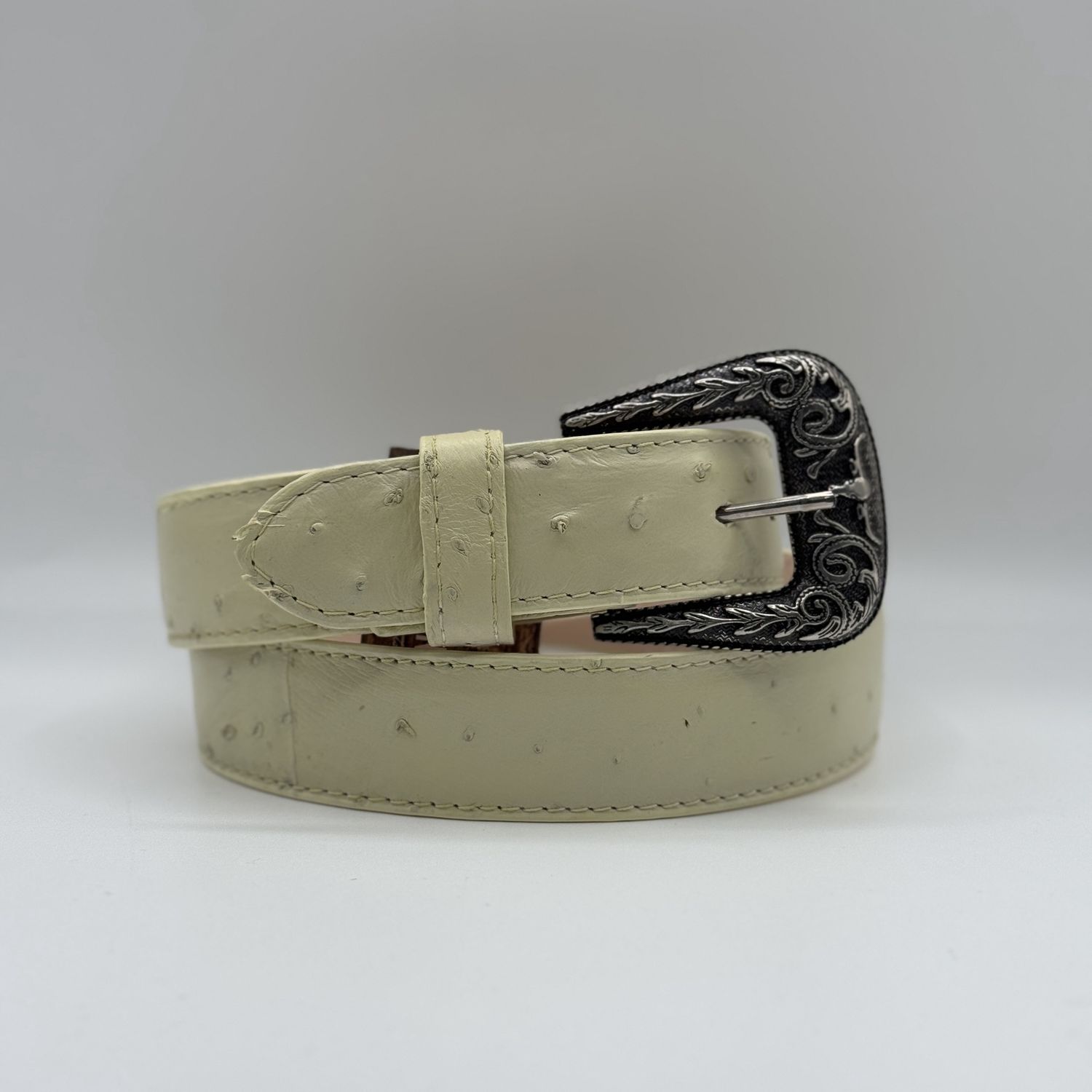 Mens Texas Country Belt Ave Exotic Hueso 0-028