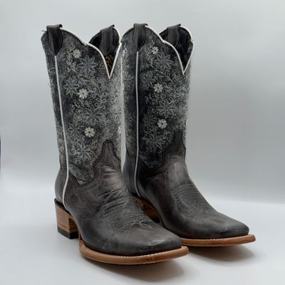 Texas Country Women&#39;s Western Boot Alexa Gris H-59 E1300