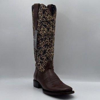 Veretta Women&#39;s Boot Bufalino Cafe Cincelado Flores H-57 E1305