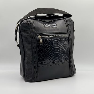 Black Python Unisex Exotic Bag E1339