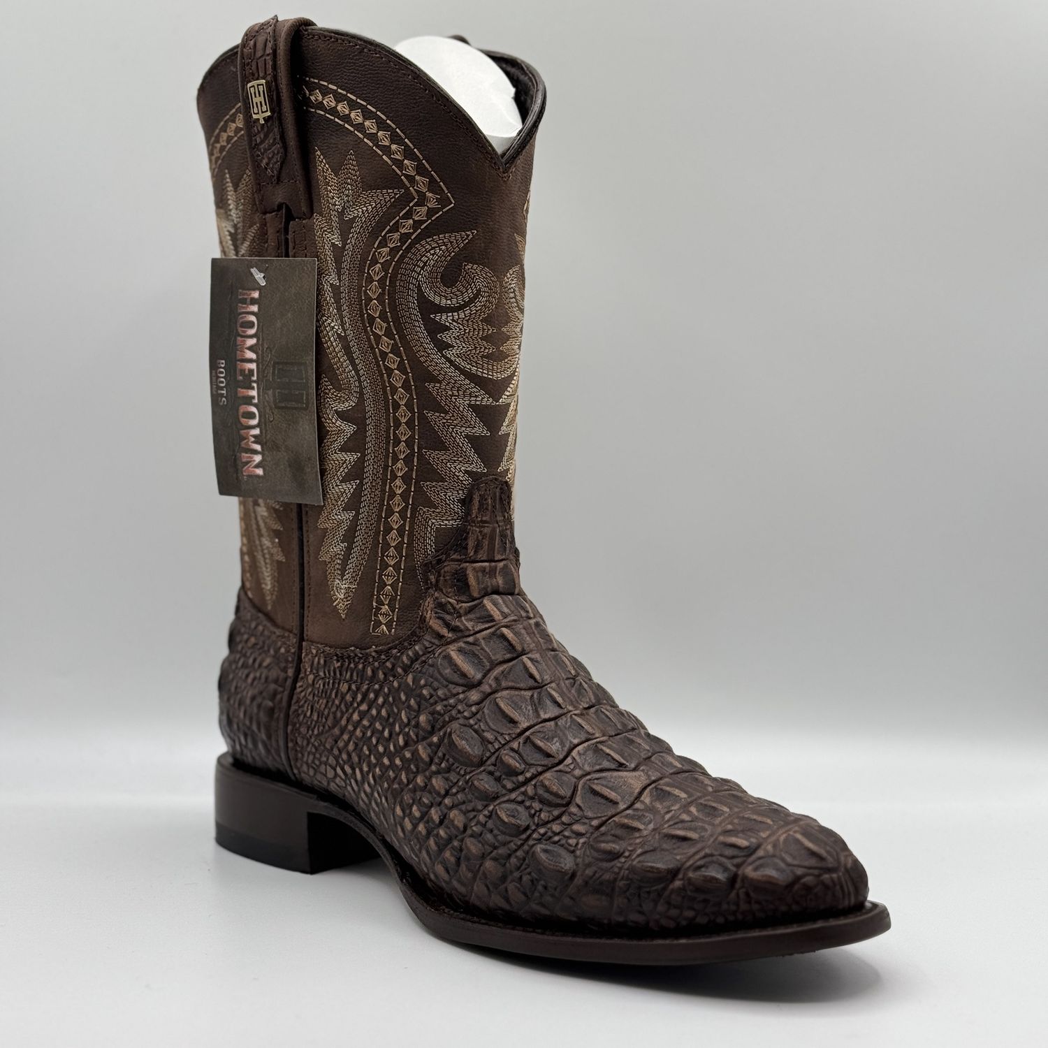 Men&#39;s  Lomo Morelleti  Boots Round Toe JC0078, COLOR: Brown, SIZE: 25MX 6US, Toe Shape: Round Toe