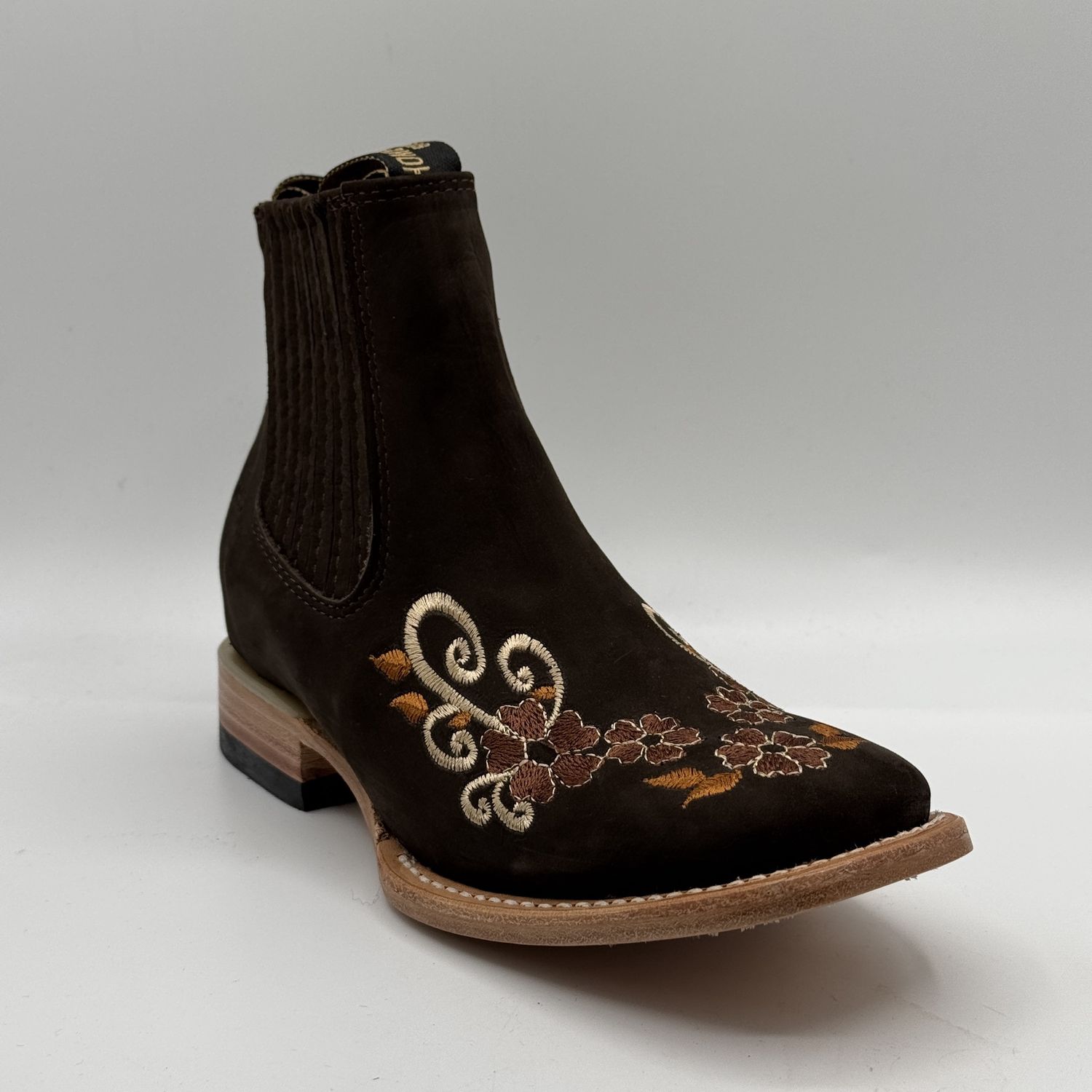 Botin Para Dama Nobuk Moka 501-N E-Flowers