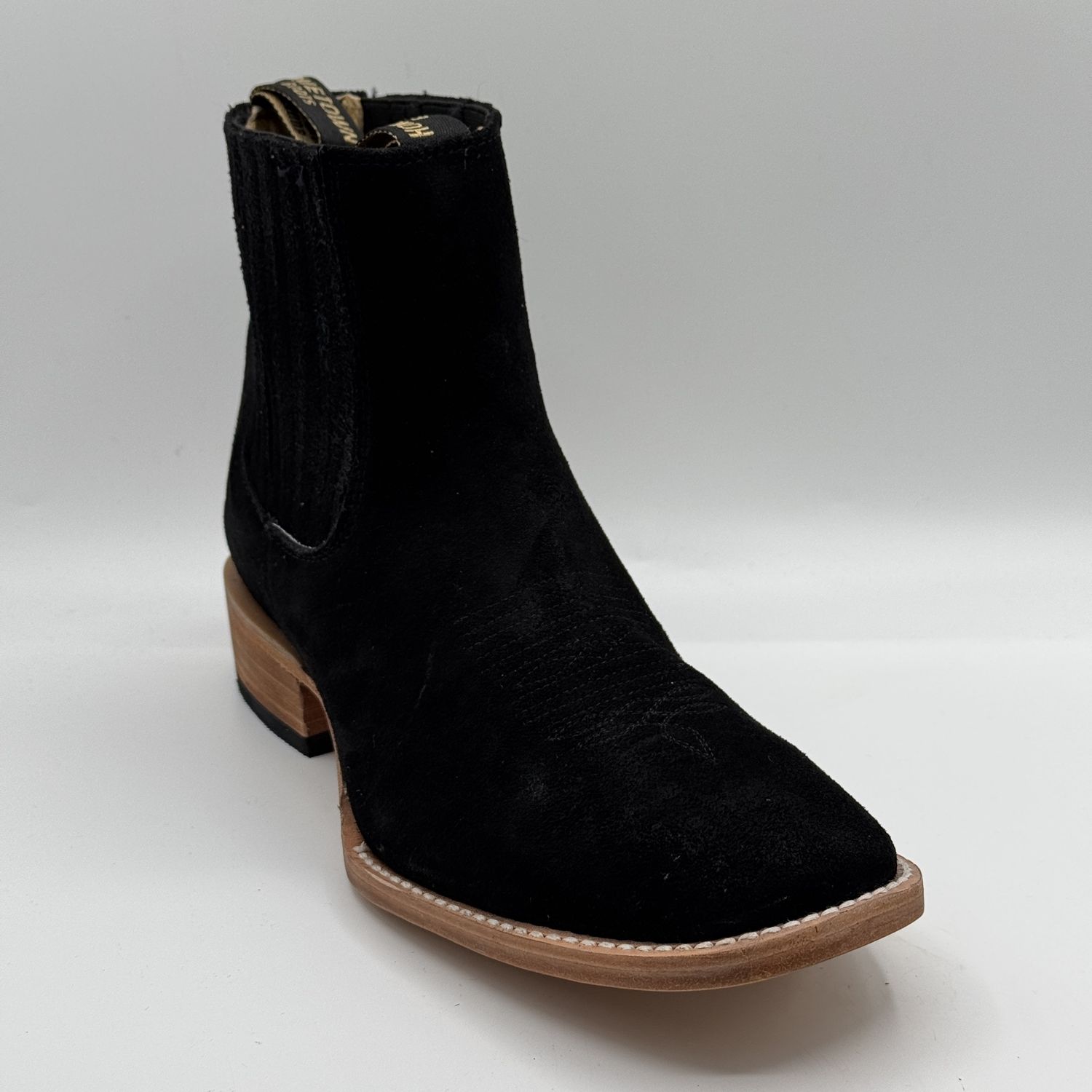 Botin Para Hombre Nobuk Black 501-N E1734