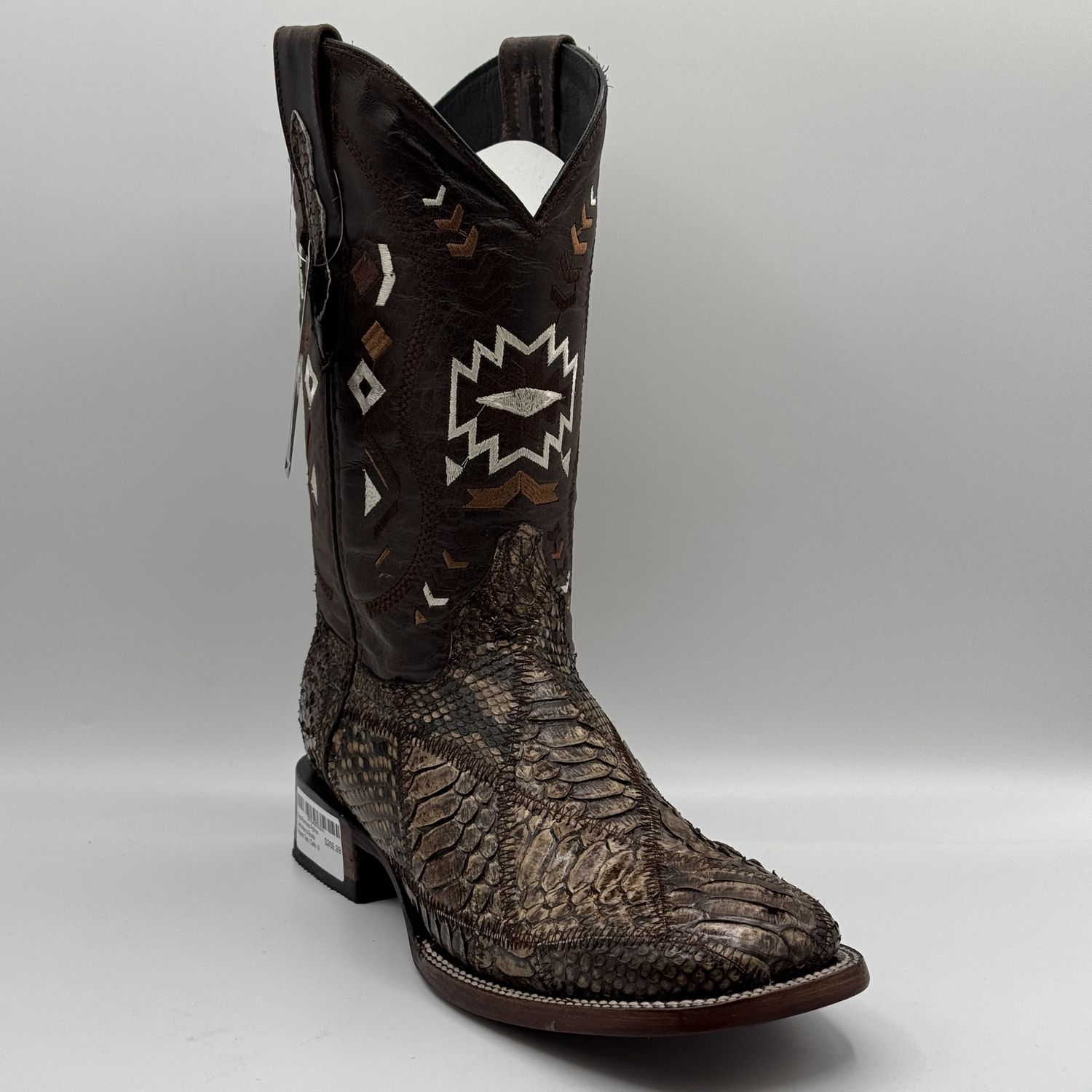 Bota Rombos Python Cafe Men&#39;s Boots Square Toe