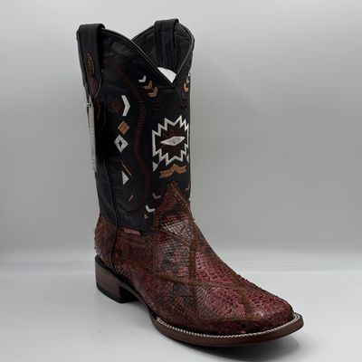 Bota Rombos Piton Rojo Men&#39;s Boots Square