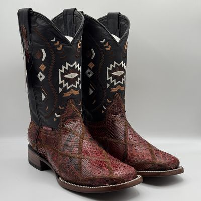 Bota Rombos Piton Rojo Men&#39;s Boots Square