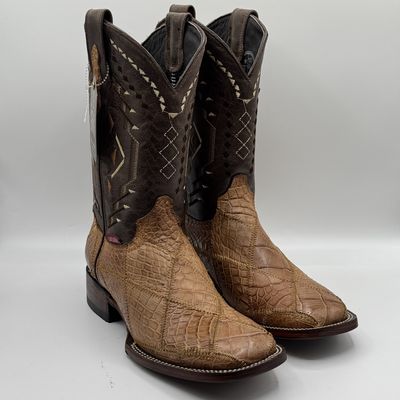 Bota Rombos Caiman Ligth Camel Men&#39;s Boots Square Toe