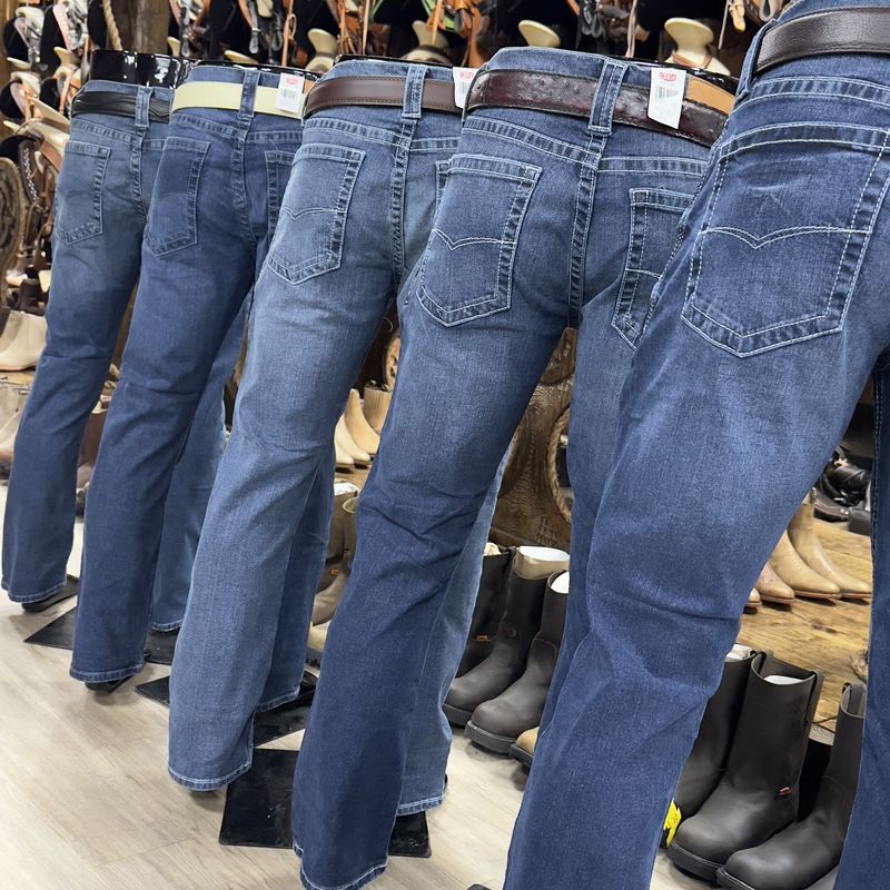 Pantalon Oggi Jeans Cowboy Boot Cut Jeans Dark Blue