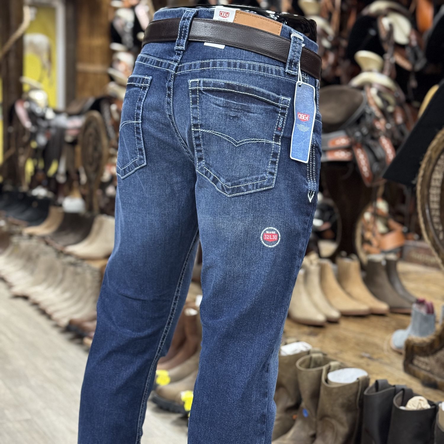 Pantalon Oggi Jeans Cowboy Boot Cut Jeans Dark Blue, Modelo: MOD-29, SIZE: 30X30
