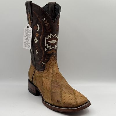 Bota Rombos Avestruz Orix Men&#39;s Square