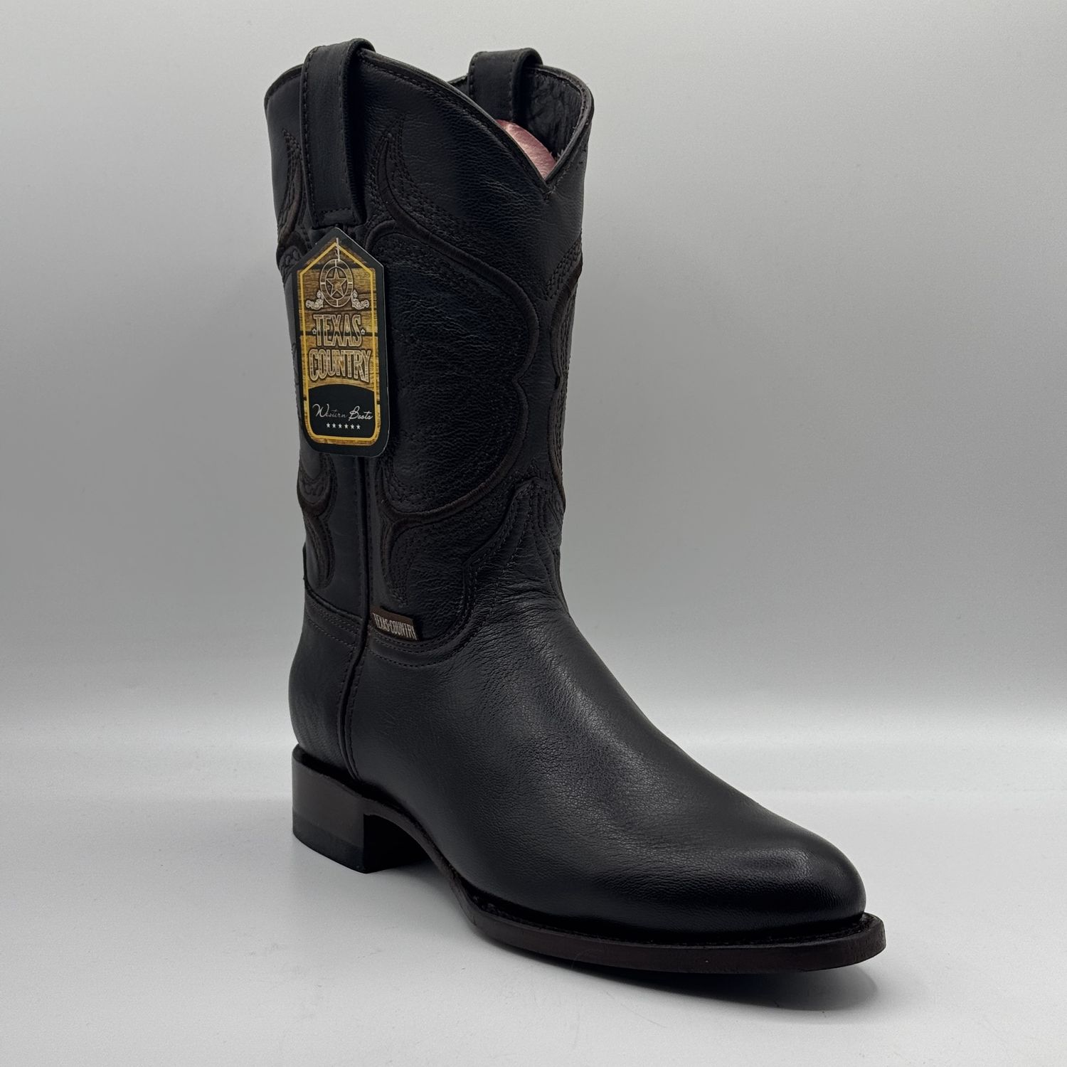 Men&#39;s Brown Rush Boots Round Toe E915 Rush Cafe