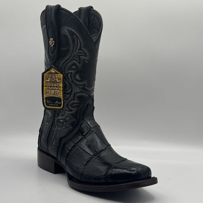 American L4garto Belly Black NS Toe Diagonal