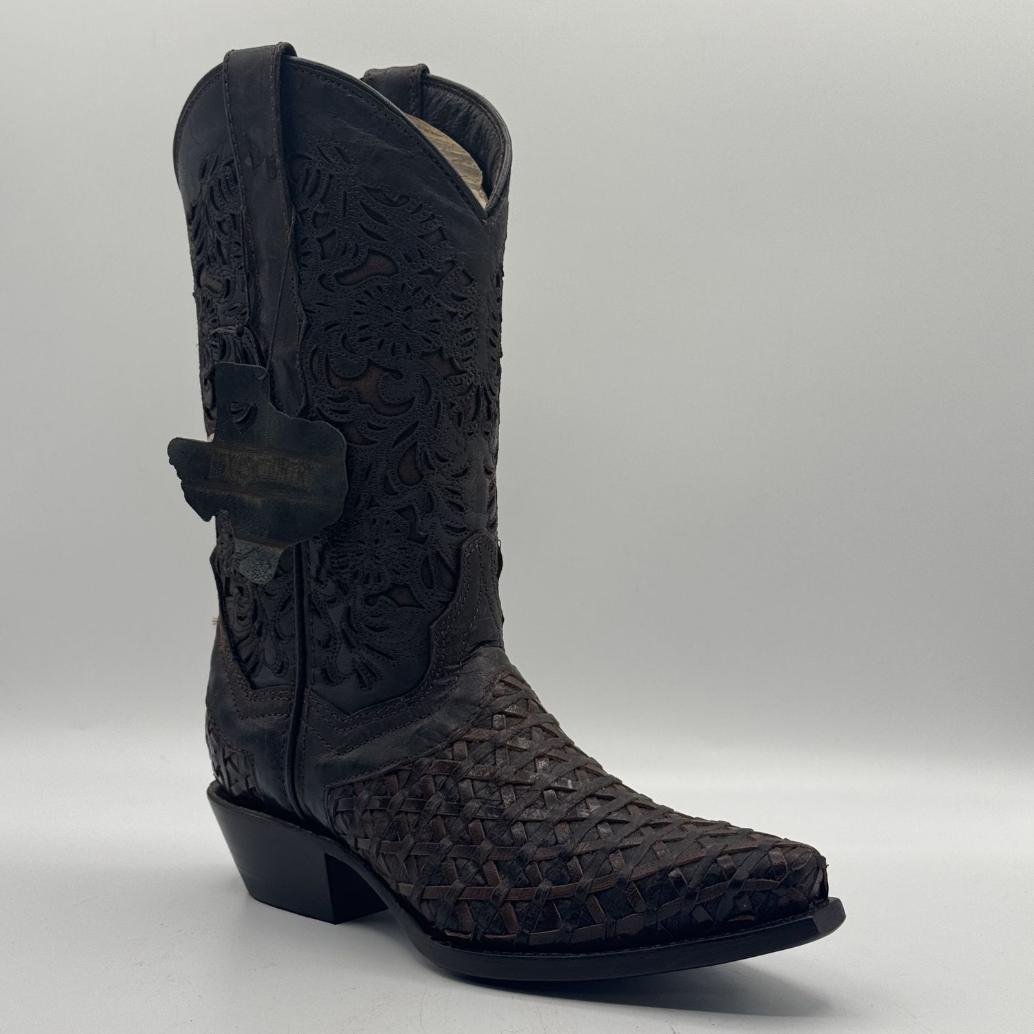 Texas Country Women&#39;s Boot Oklahoma Choco Retro E763
