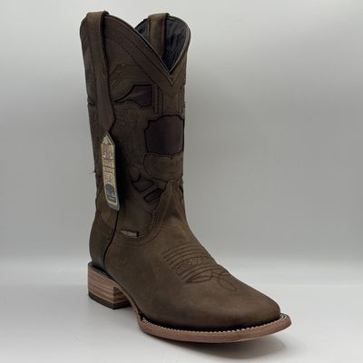 Men&#39;s Boots Crazy Savat E691 Leather Sole Square Toe