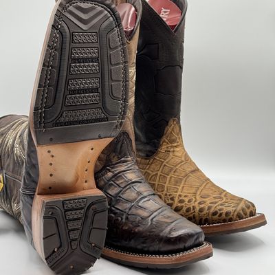 Men&#39;s Boot Flanco Coco Rodeo Toe Rubber Sole E659