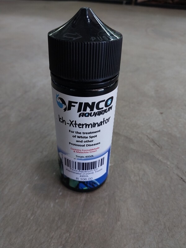 Finco Aquarium  Ich-Xterminator (120ml) Treats 4950L