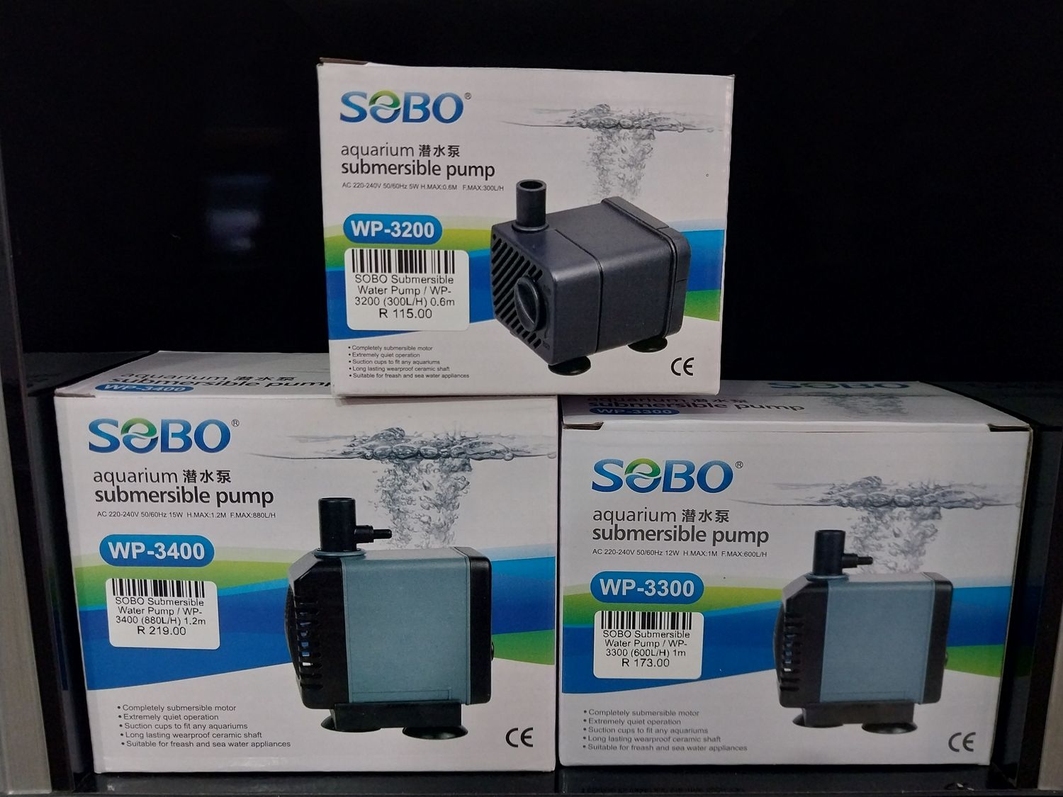 SOBO Submersible Water Pump
