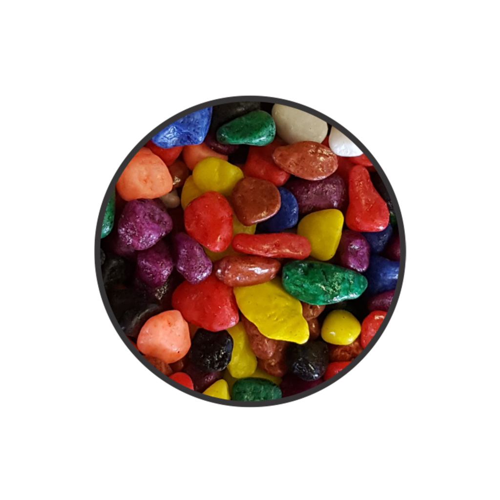 Aquarium Gravel 3-5mm Bright Mix (500g)