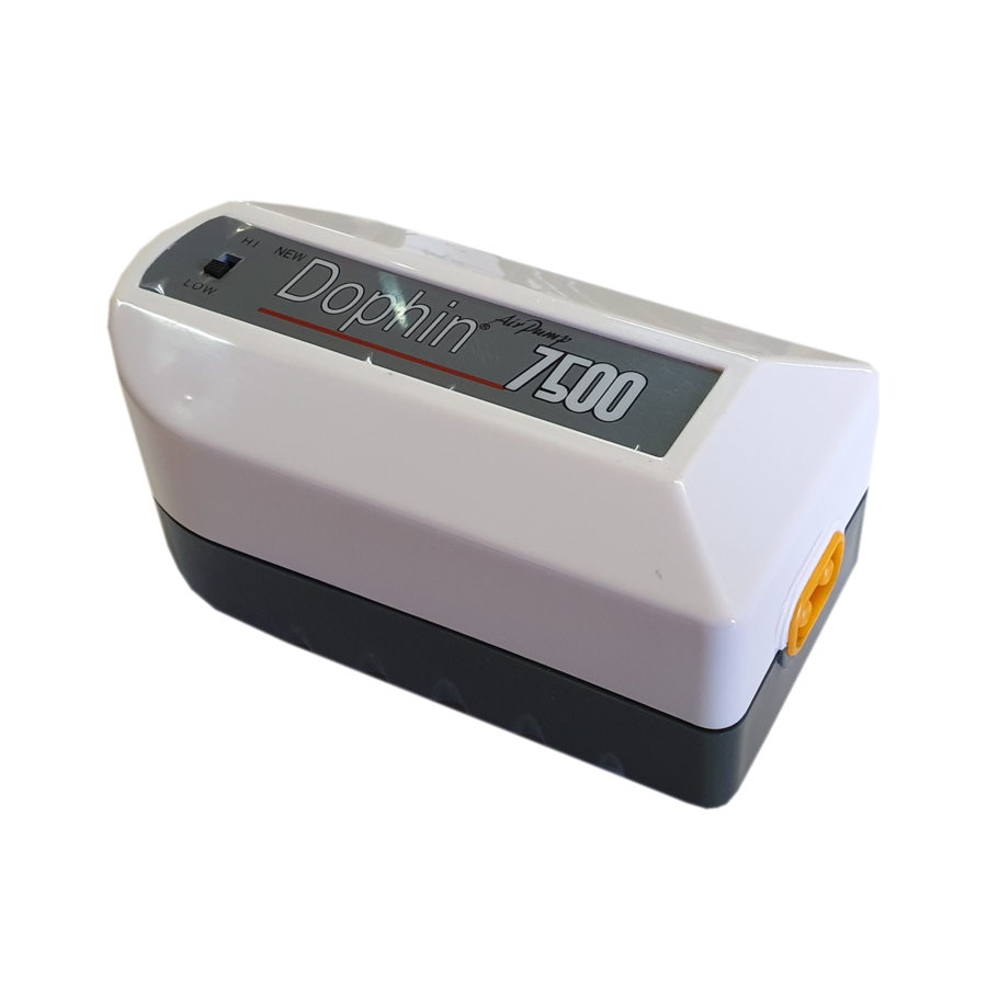 DoPhin Air Pump, Size: 7500 Double Outlet Air Pump (144 L/H)