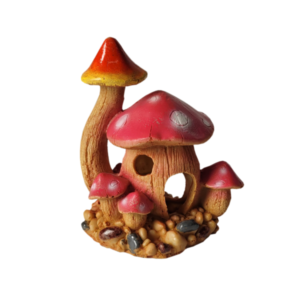 Mushroom House Ornament
