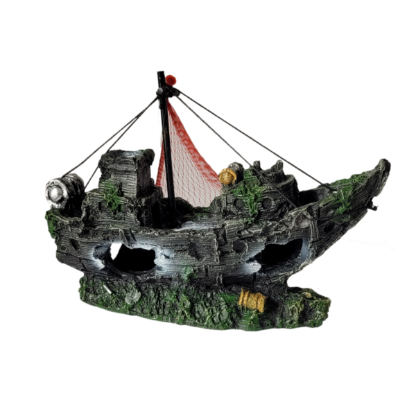 Sunken Fishing Boat Ornament