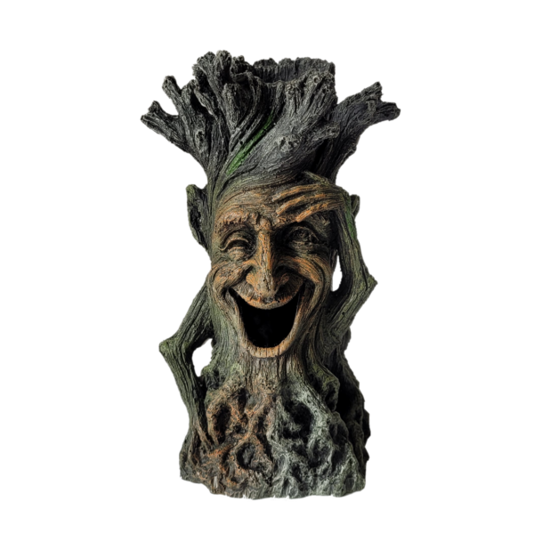 Smiling Tree Stump Ornament