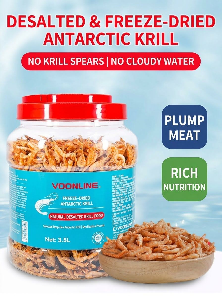 Freeze-dried antarctic krill (3.5L)