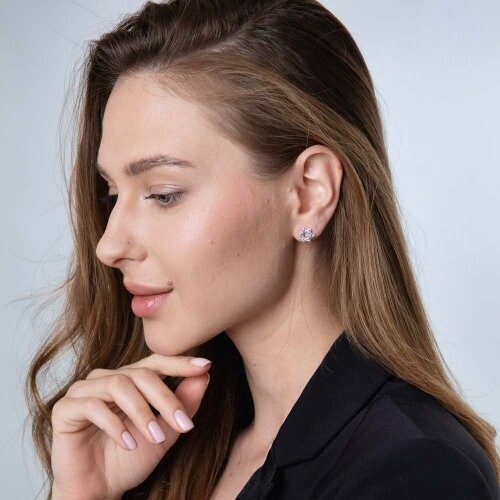 Earrings Sterling Silver Studs - Star of David
