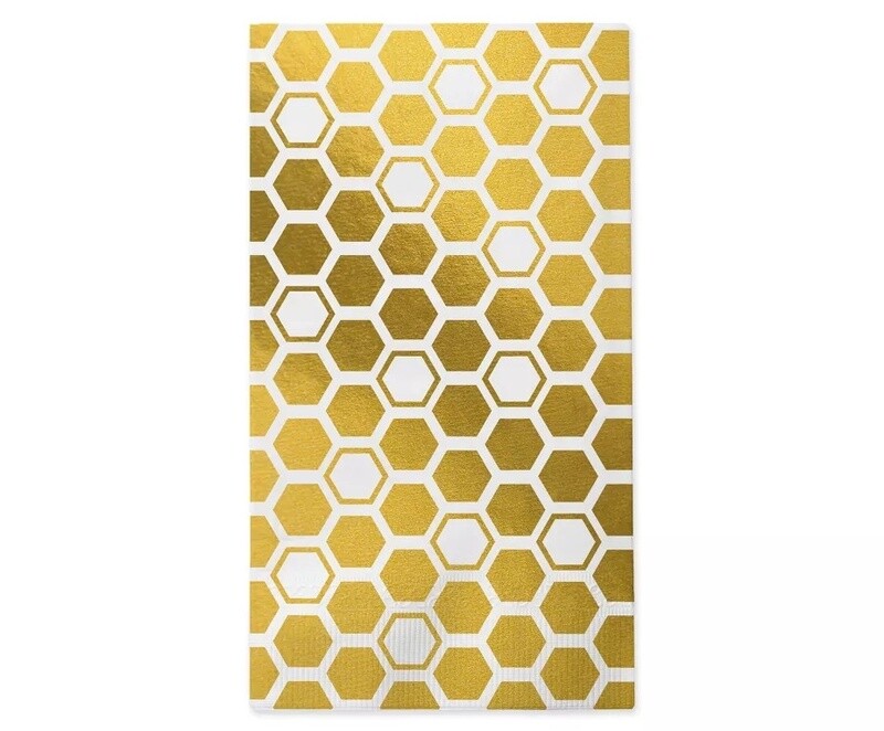 Rosh Hashana Foiled Honeycomb Serviettes