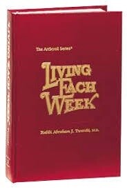 Living Each Week (hard cover) Pre-loved condition