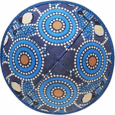 Kippah - Australiana Blue Child