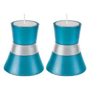 Candlesticks Turquoise 8cm