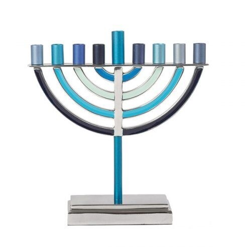 Menorah - Large Classic - Blue