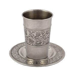 Kiddush Cup Pomegranates Stainless Steel