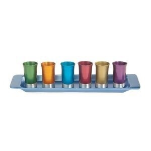 Kiddush Cups 6 Set Multicoloured