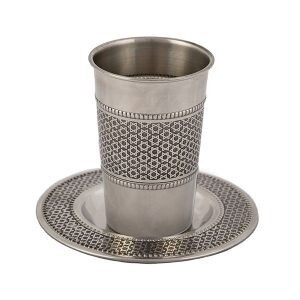 Kiddush Cup Stainless Steel Magen David