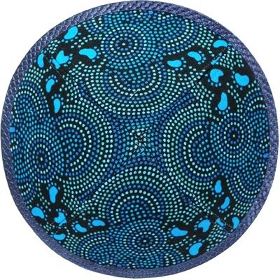 Kippah - Australiana Royal Blue