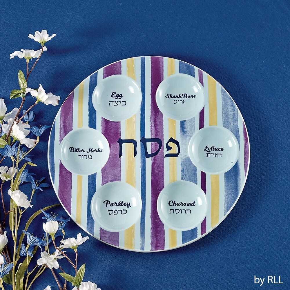 Seder Plate Ceramic Joseph&#39;s Coat