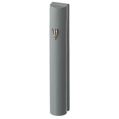 Mezuzah Grey Wood 12cm