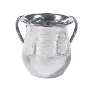 Washing Cup Hammered Silver