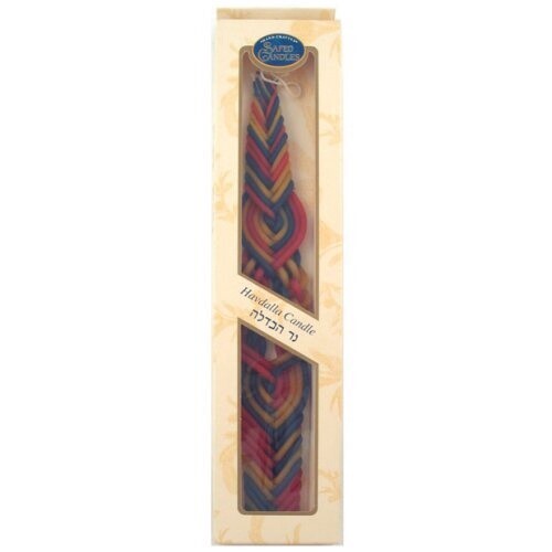 Candle Havdalah Handcrafted Beeswax Colourful